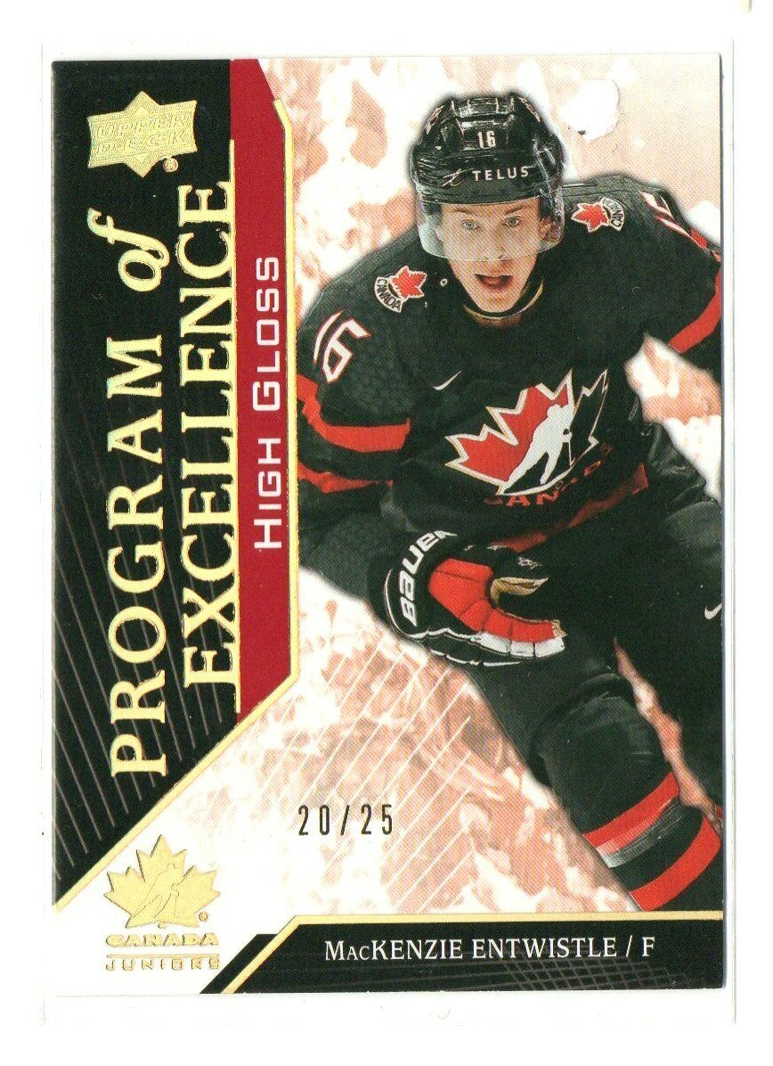 2019 Team Canada J.  MacKenzie ENTWISTLE Program of Excellence High Gloss 20/25)