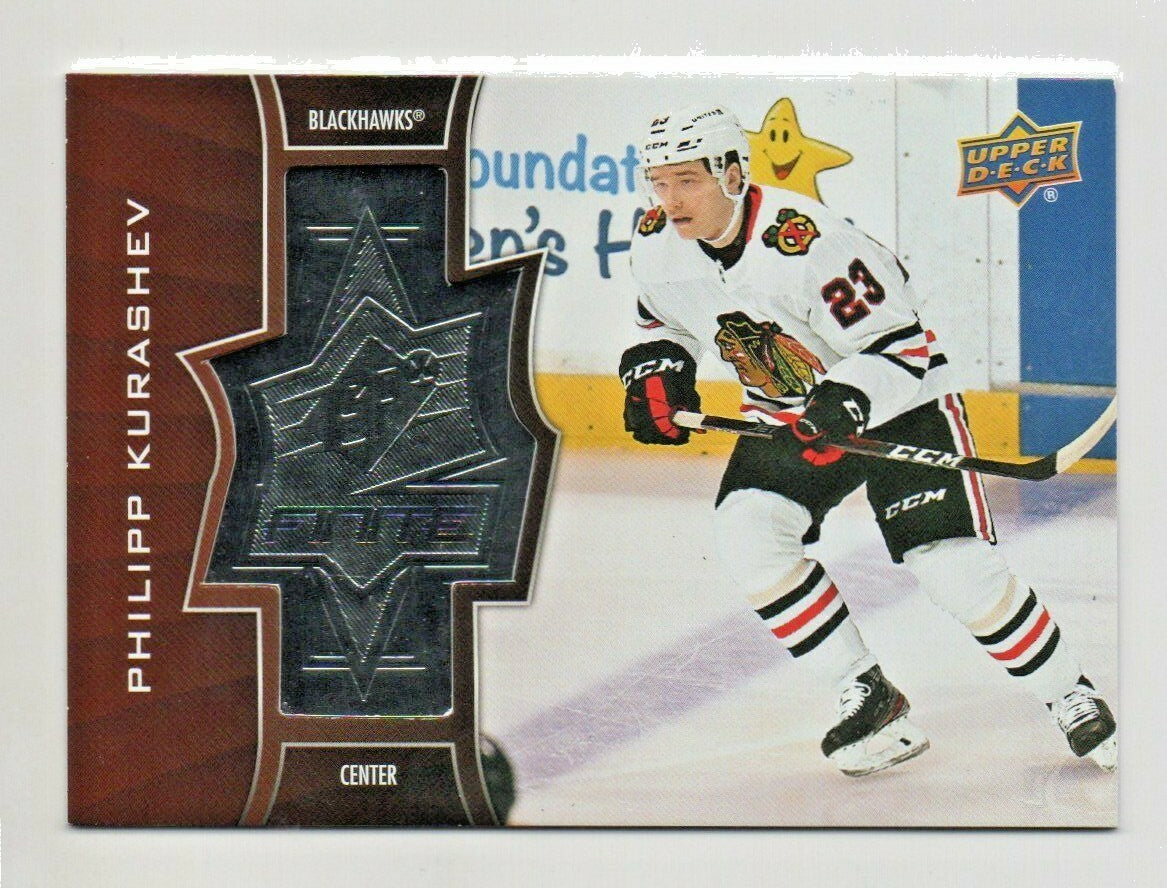 2020-21 Upper Deck SPx Finite #SF-34 Philipp Kurashev 1589/2999 Chicago Rookie