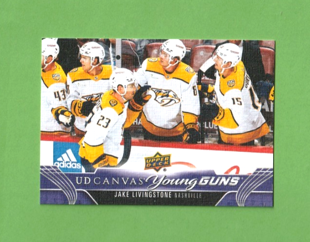 2023-24 Upper Deck Series 2 Young Guns UD Canvas C231 Jake Livingstone Predators