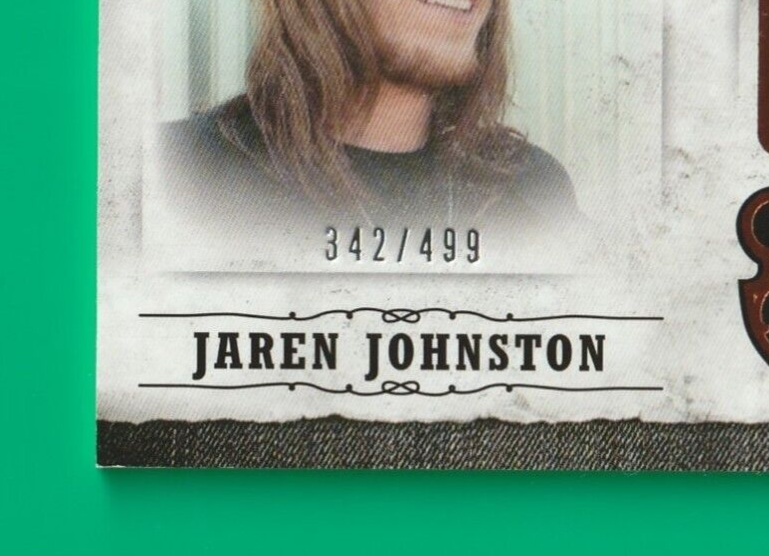2014 Panini Country Music Jaren Johnston relic  347/499