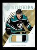 2018-19 Ultimate Jersey Rookies 54 Isac Lundestrom 314/399 - THREE COLOR - Ducks