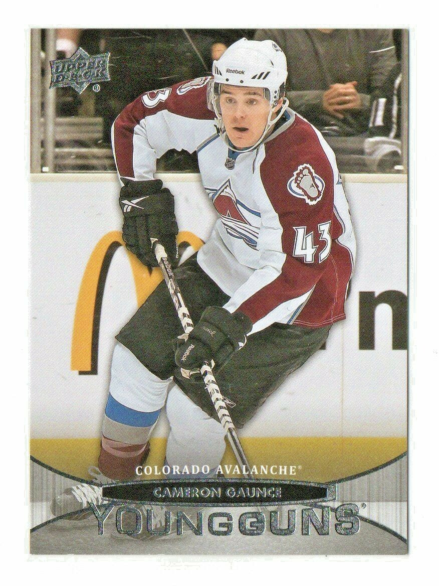2011-12 Upper Deck Young Guns #209 -  Cameron Gaunce  -  RC  Colorado Avalanche 