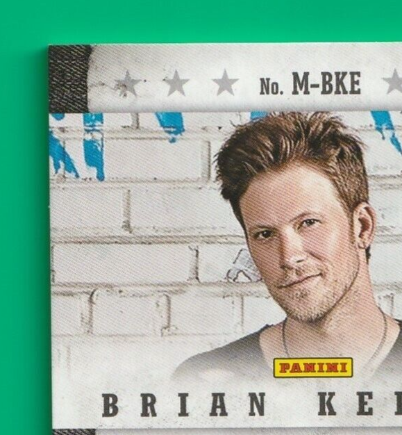 BRIAN KELLEY 2014 Panini Country Music  -  Musician Materials   Relic #D 344/399