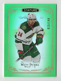 MATT DUMBA 2019-20 UD Stature Green Parallel 013/149 Card #45 Minnesota Wild