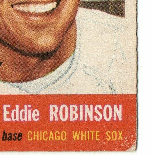 1953 Topps #73 Eddie Robinson Chicago White Sox 