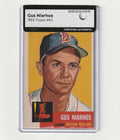 1953 Topps   -   Gus Niarhos  #63   -   MBA AUTHENTIC   -  Boston Red Sox