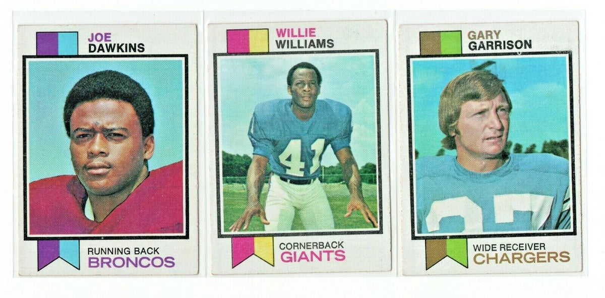 1973 Topps Football Lot of 9 VG-EX 