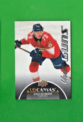2021-22 Extended Series UD Canvas Black Young Guns #C387 Cole Schwindt  Panthers
