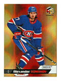 2020-21 Upper Deck Extended ALEXANDER ROMANOV ROOKIE GOLD HOLO GRFX #HG-13