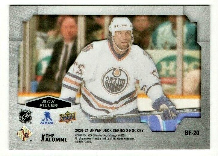 2020-21 UD Series 2 - GEORGES LARAQUE Box Filler SP Insert # BF-20   - Edmonton