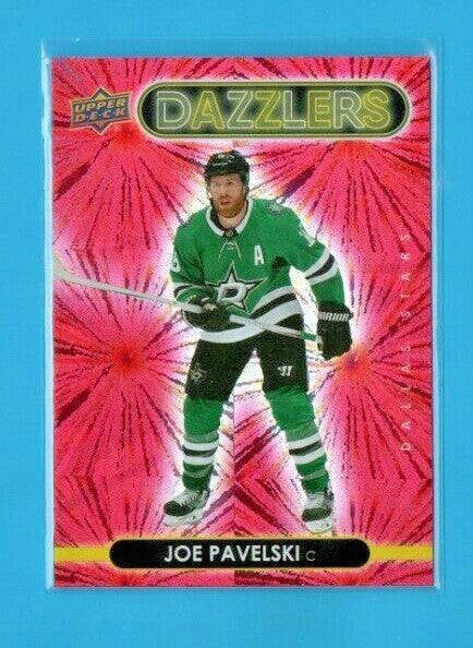 2021-22 Upper Deck Series 1 Red Dazzlers  #DZ-17 Joe Pavelski  -  Dallas Stars