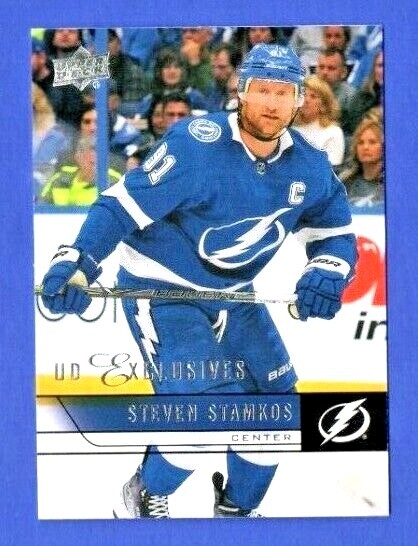 Steven Stamkos 2021-22 Upper Deck Extended Tribute Exclusives T-63  02/10  ERROR