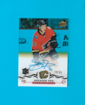 2018-19 Upper Deck UD Exclusives 29/65 Clearcut Rookie Auto - CCR-SF Spencer Foo