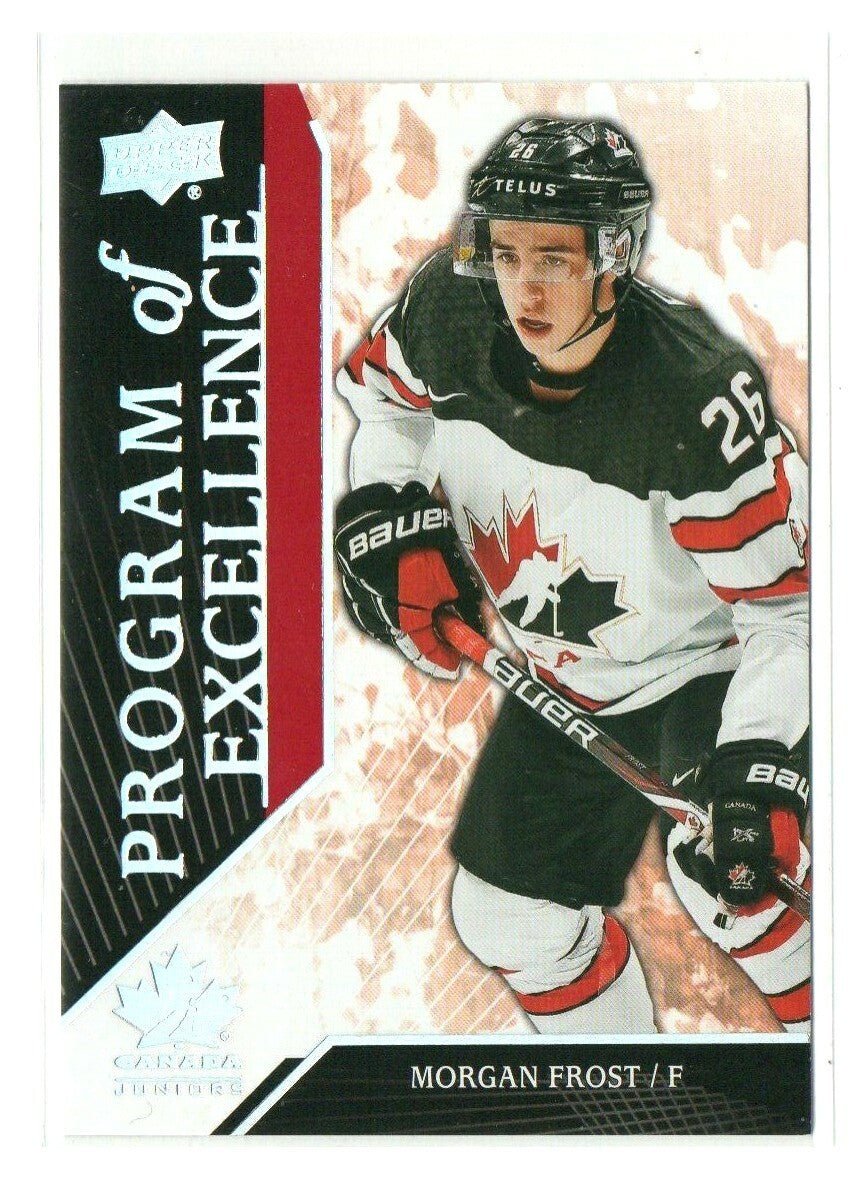 2019-20 UD Team Canada Juniors  -  MORGAN FROST  -  Program of Excellence #127