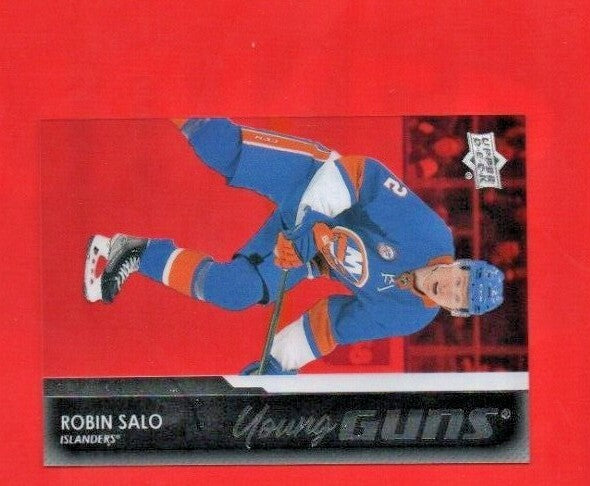 2021-22 Upper Deck Extended Series - #726 Robin Salo Clear Cut Young Guns
