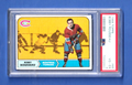 1968 Topps Hockey  -  Bobby Rousseau  #65   -  PSA 4 VGEX  -  Montreal Canadiens
