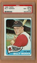 1965 Topps #562  -  Billy Moran  - *Cleveland Indians*  - PSA 8 NM-MT - OC