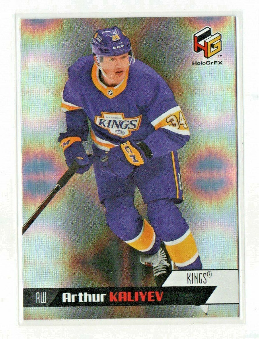 ARTHUR KALIYEV - 2020/21 UPPER DECK EXTENDED SERIES HoloGrFx  - Silver - ROOKIE