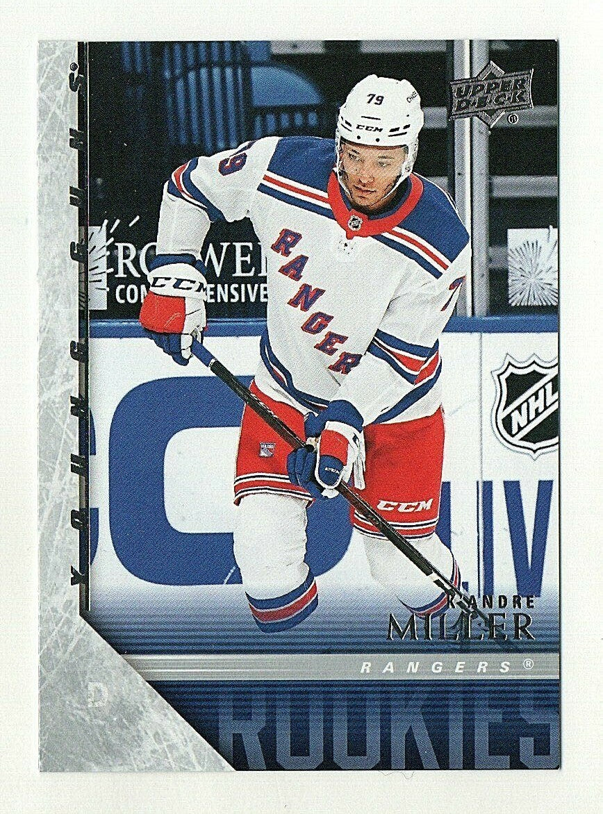 2020-21 UD Extended 2005-06 UD Tribute Young Guns T-93 Rangers - K'Andre Miller 