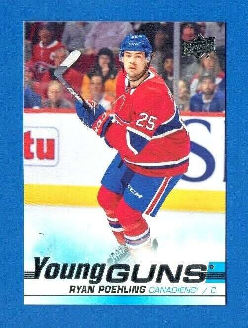 2019-20 Upper Deck Young Guns #226 - RYAN POEHLING - Montreal Canadiens