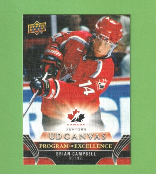 2023-24 Upper Deck Series 2 UD Canvas Brian Campbell #C266 Program of Excellence