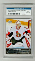 2015-16 Chris Dreidger Upper Deck Young Guns YG Rookie RC #482 10 Gem-Mint Sens