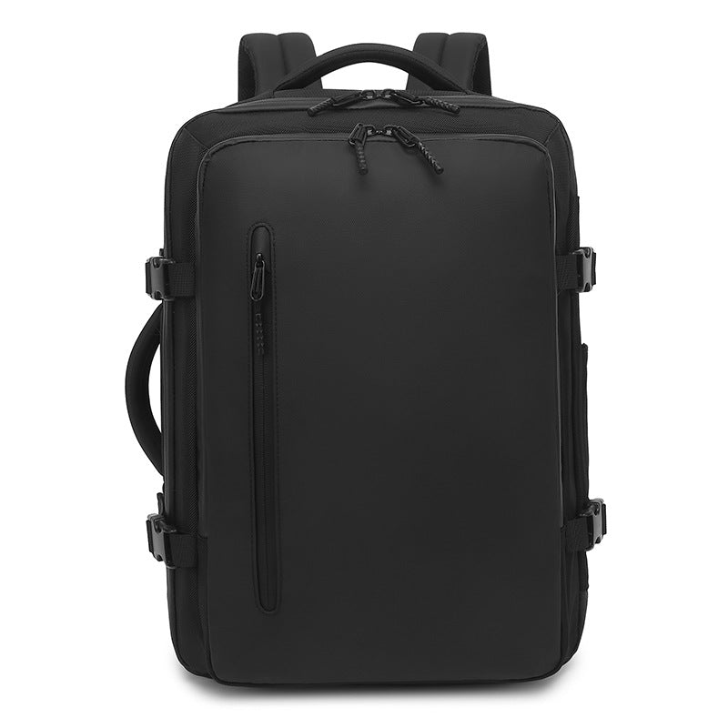 Inflatable Backpack with Expandable Large Capacity Vacuum Compression Dry-Wet Separation Storage Business Backpack