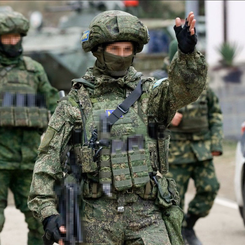 Cold War - era original - grade replica of the Russian military - issued VKBO lv5 digital camouflage combat jacket and suit
