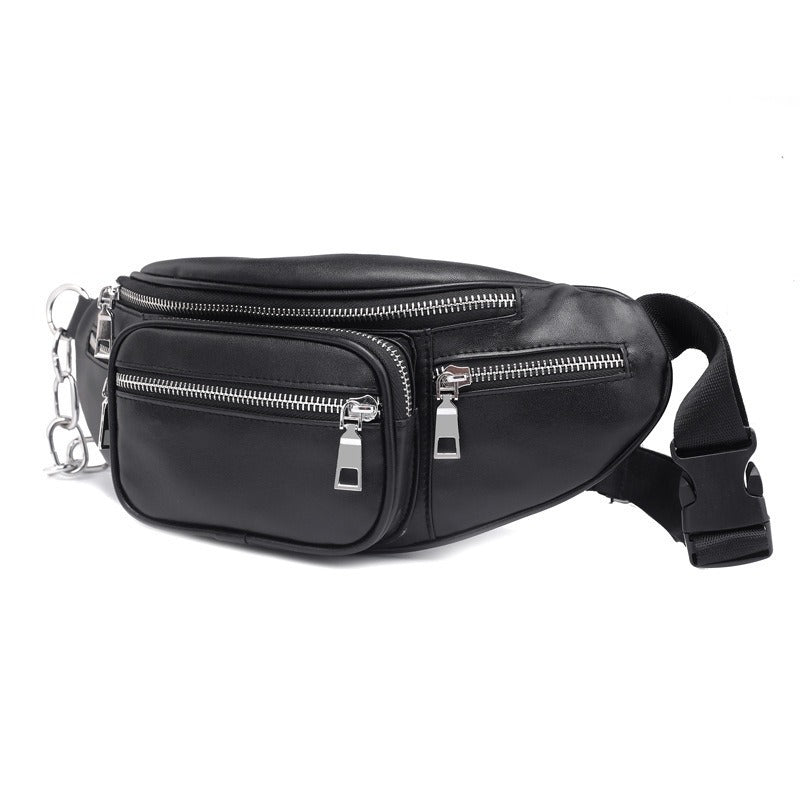 Chain waist bag unisex shoulder messenger bag small bag