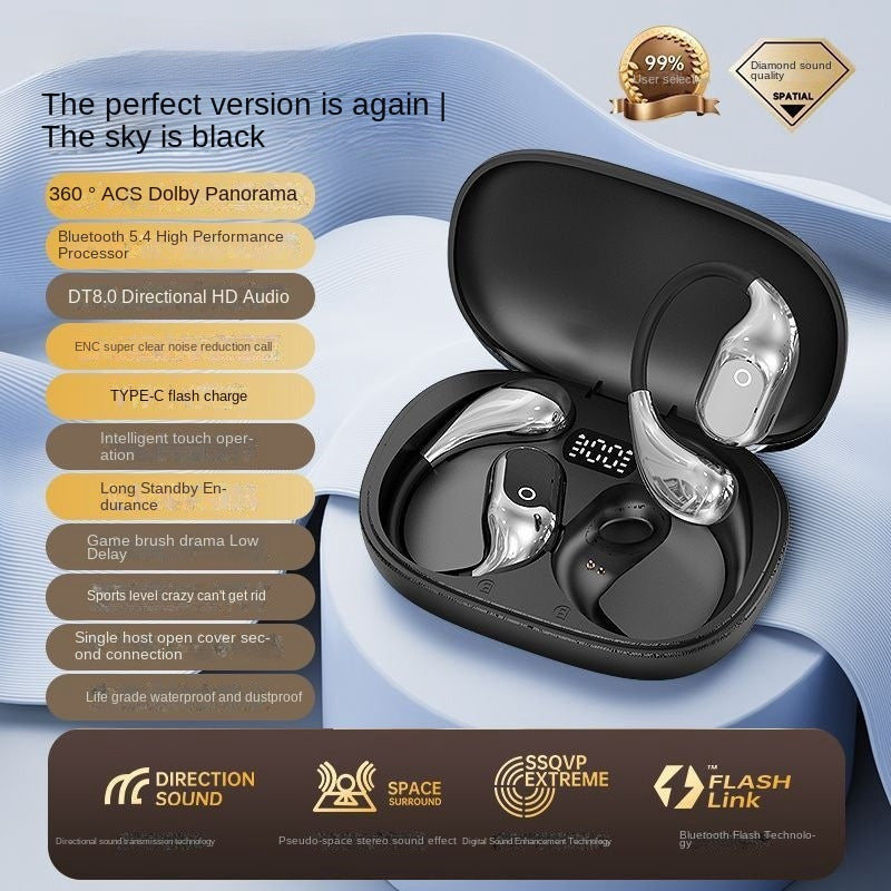 Hang Ear Bluetooth Headphones Wireless Earless Headphones with Long Standby Time High Sound Quality and High Quality