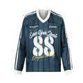 Striped sports hoodie