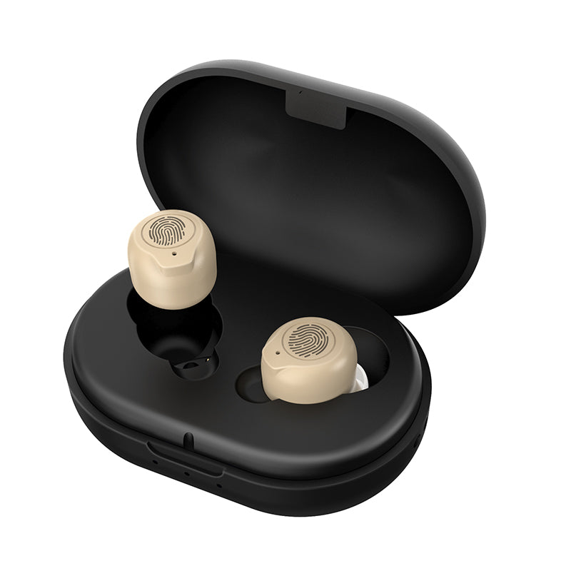 Hearing Aid Sound Amplifier for Elderly with Magnetic Charging Case, Mini Invisible Sound Collector, Portable Audio Enhancer