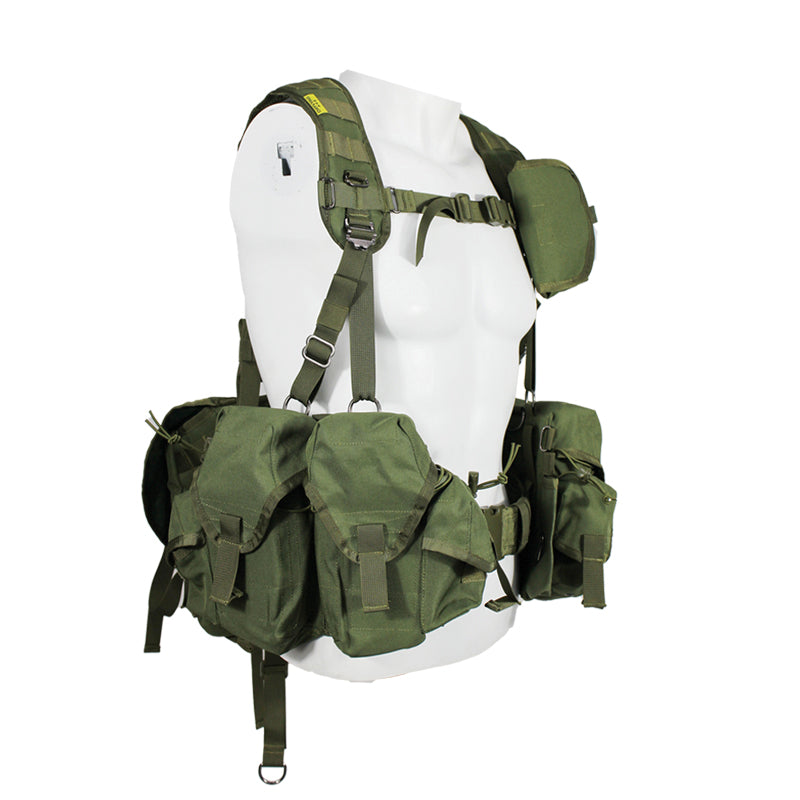 Replicate Russian individual gear: SMERSH tactical vest, MOLLE chest rig – military fan combat equipment for cosplay