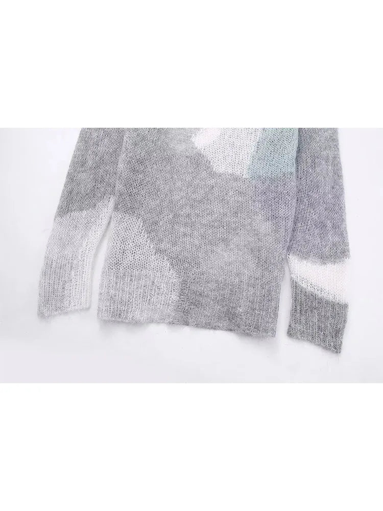 Fashion Chic Pullovers Sweater  Autumn And Winter Multiple Colour Women Sweaters Elegant Streetwear Top