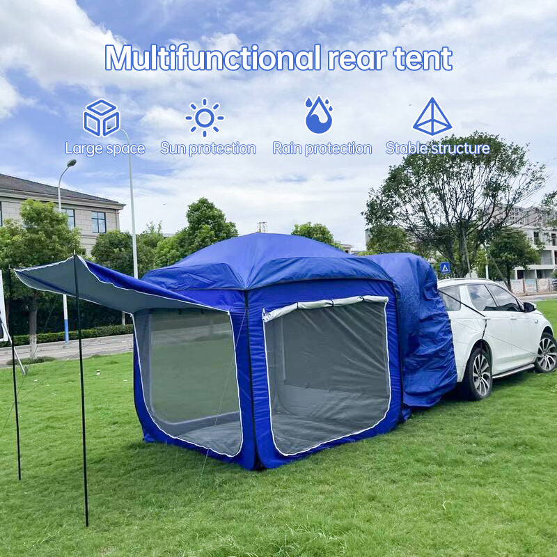 Outdoor Extended SUV Tail Tent Room, Vehicle-mounted Tent, Trunk Tent, Car Rear Trunk Tent