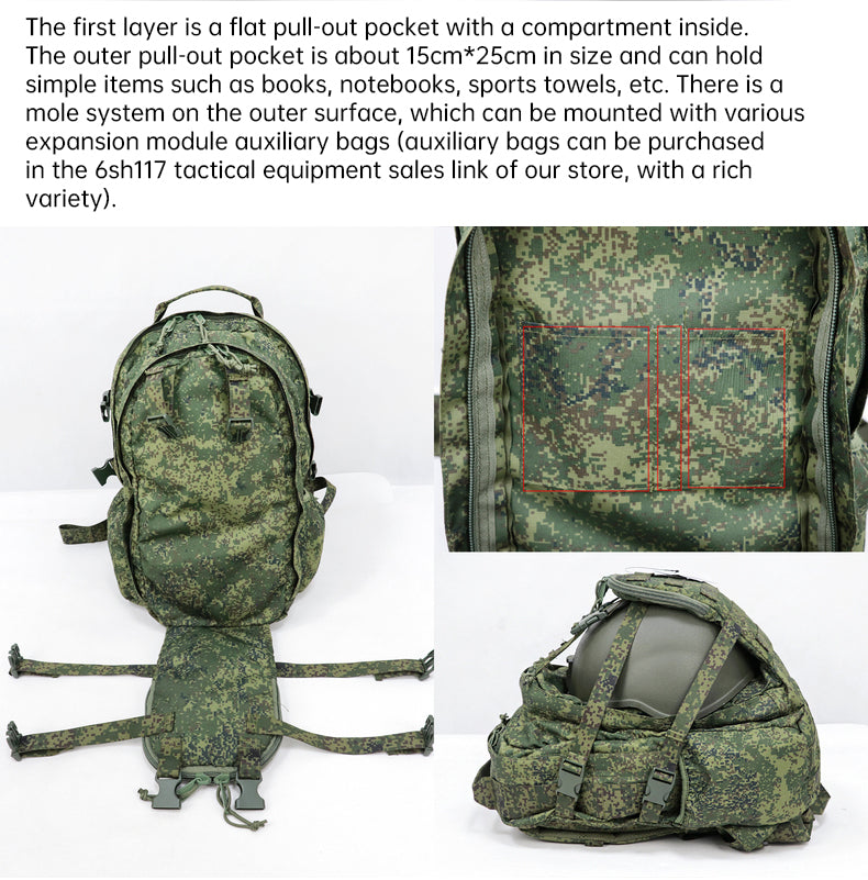 Cold War export: Russian Mammoth B tactical backpack, replica of Russian mountain special forces SPN Beaver 2 assault pack