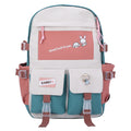 New ins wind canvas high school student schoolbag female small fresh contrast color junior high school student backpack